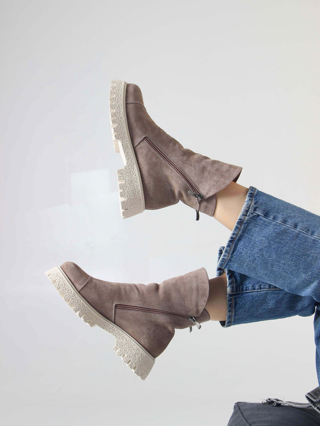 Ботинки EDART 233.1541 be. Капучино замша/байка - Ed'art фото 5