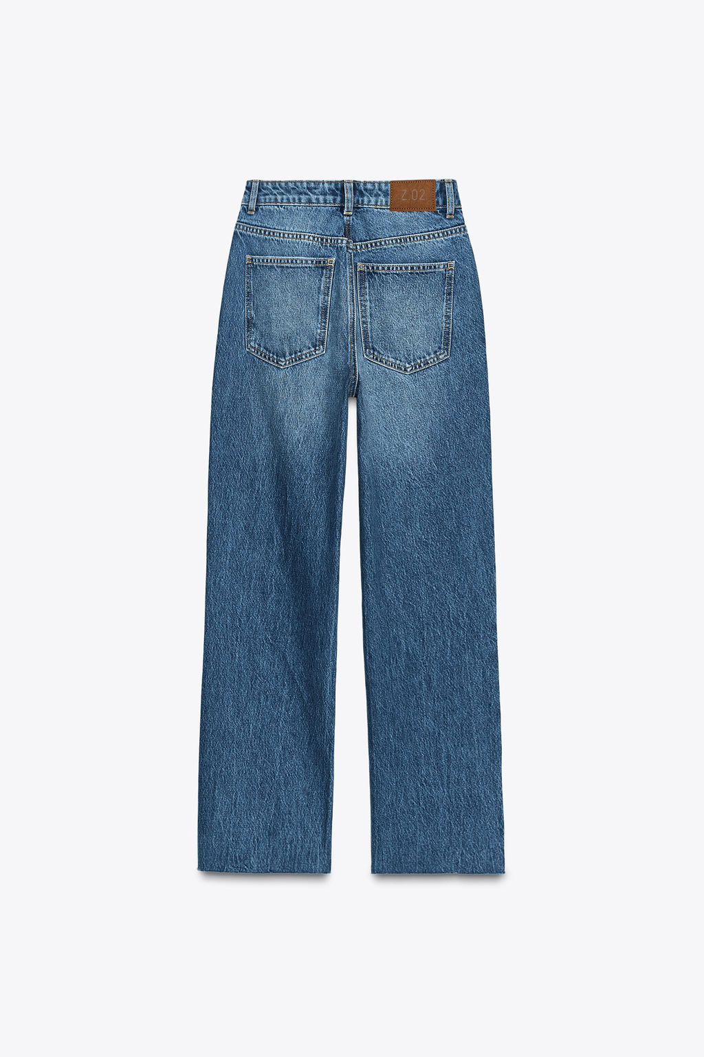 Z.02 STRAIGHT HIGH-WAIST ANKLE JEANS - Zara фото 17