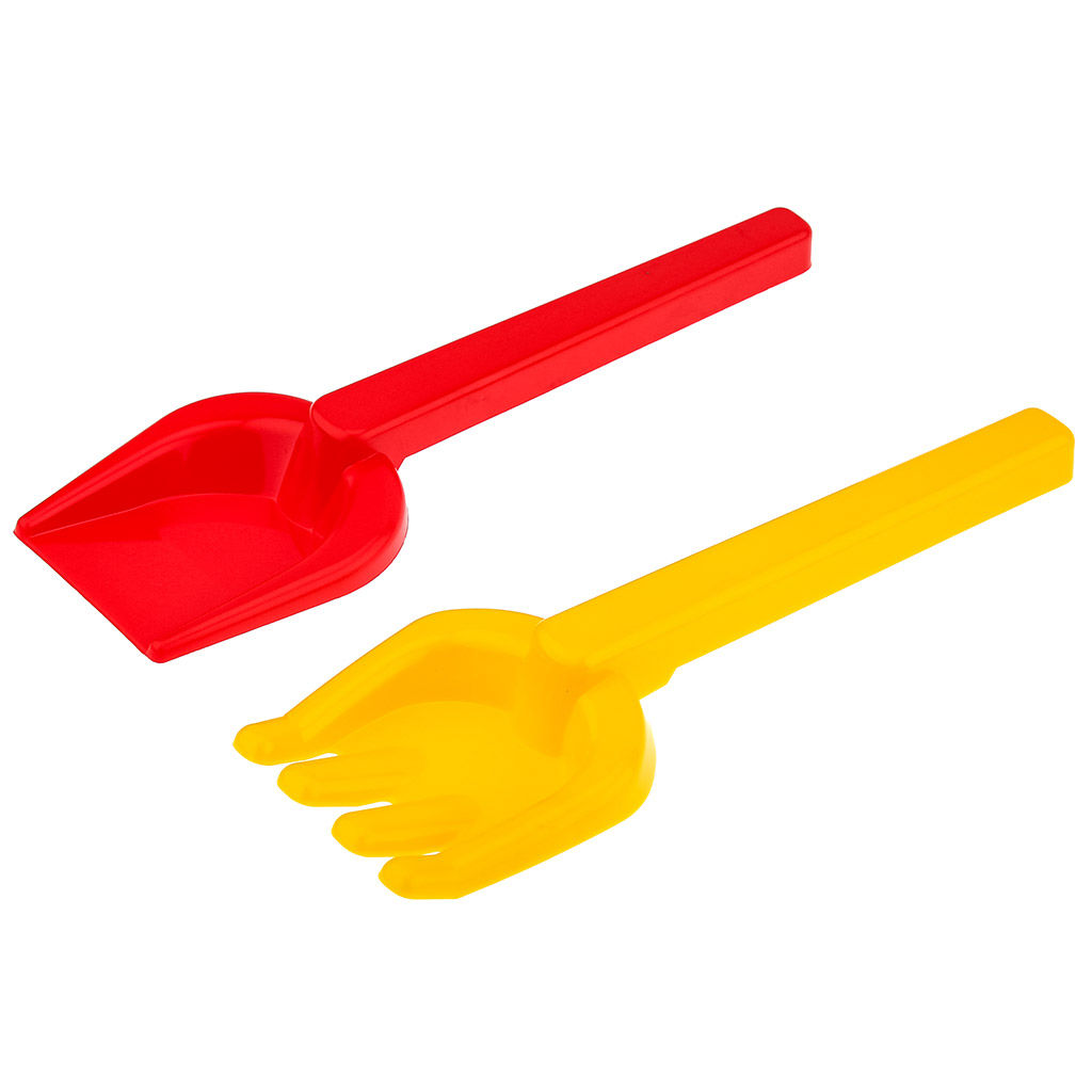 Игрушка Совочек и грабли Ассорти 21х7х2,7см, полипропилен (Россия) - Домашняя Мода фото 2