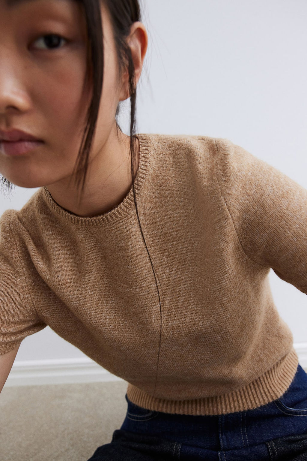 Camiseta de punto fino - H&m фото 3