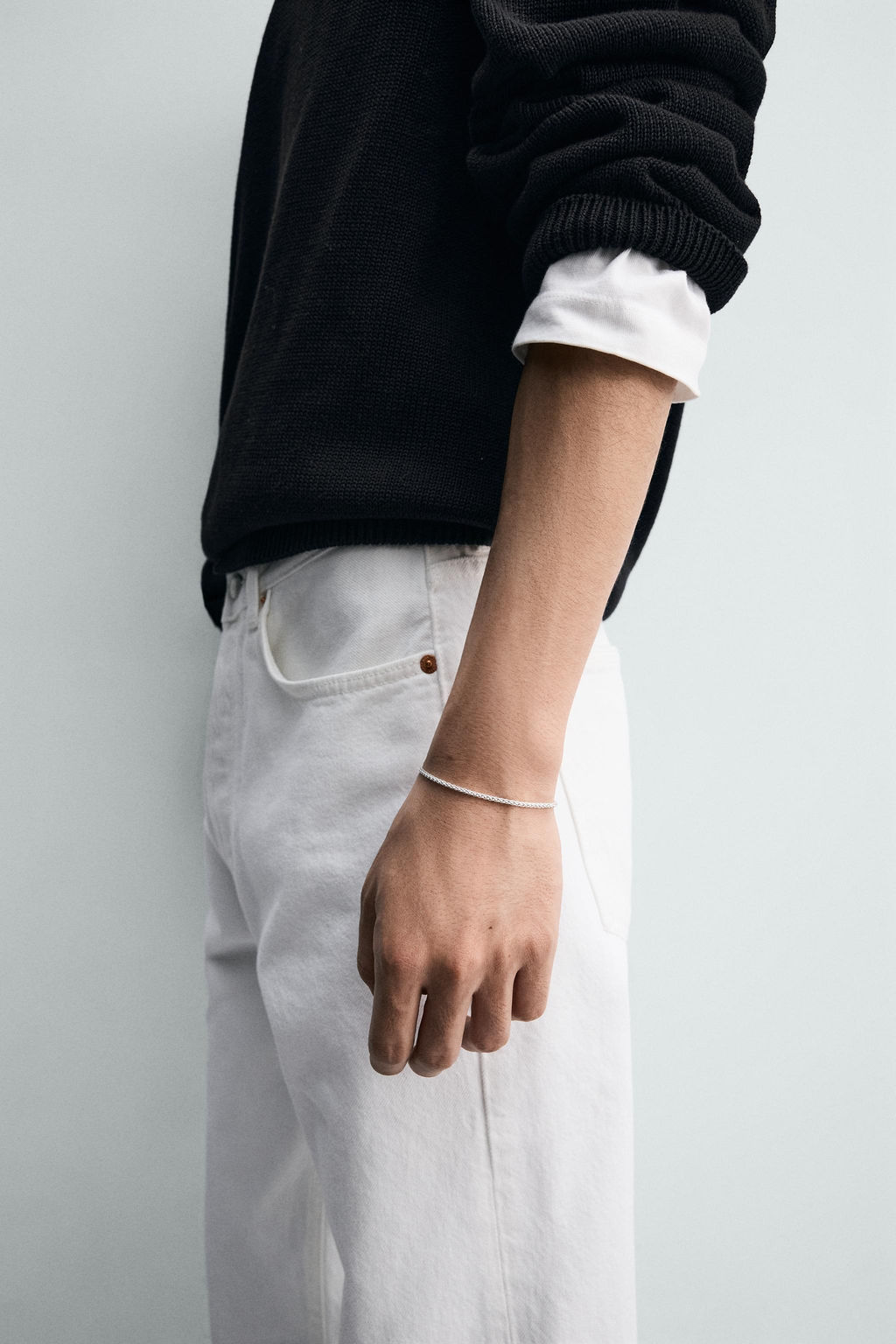 PULSERA ESLABONES ACERO INOXIDABLE / Plata