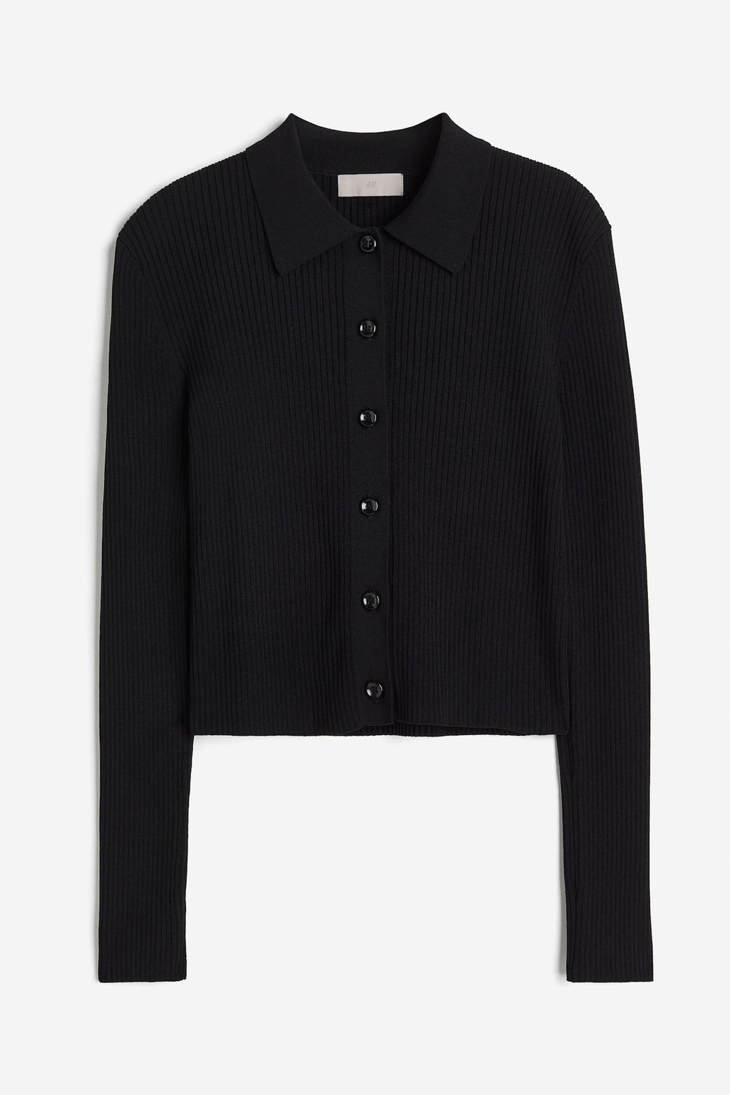 Top de canale con cuello camisero - H&m фото 4