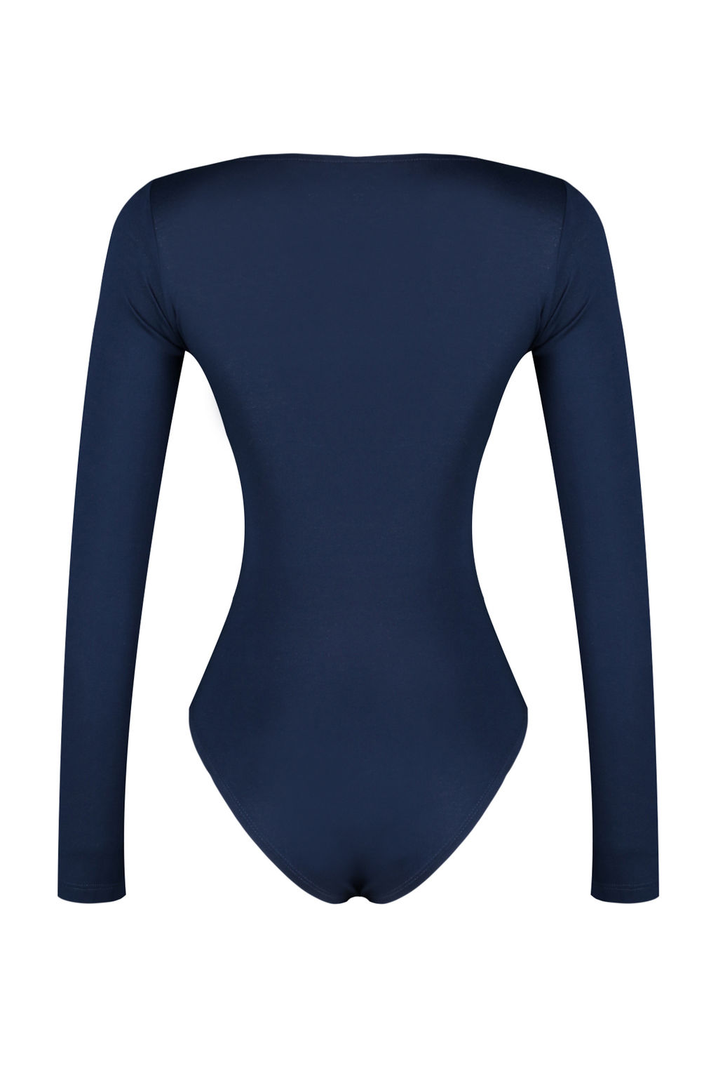 Lacivert Fitted/Vucuda OturaKare Yaka Alttan C?tc?tl? Premium Orme Body TWOAW24BD00062