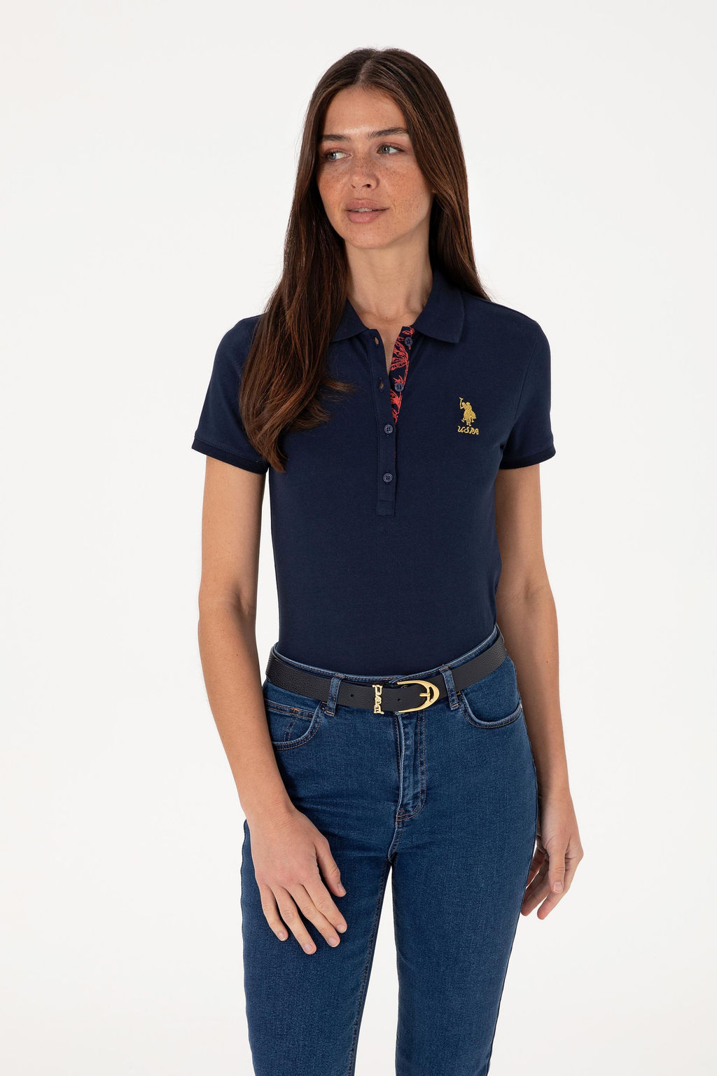 Kad_n Lacivert Basic Ti__rt - U.s. polo assn фото 3
