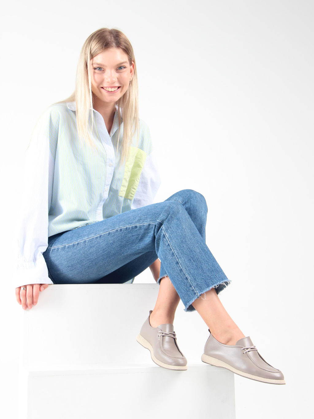 Мокасины 191.1607be.Латте