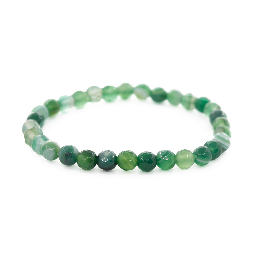 Браслет Классика из граненых шариков агата самоцветы - Agat77 фото 3