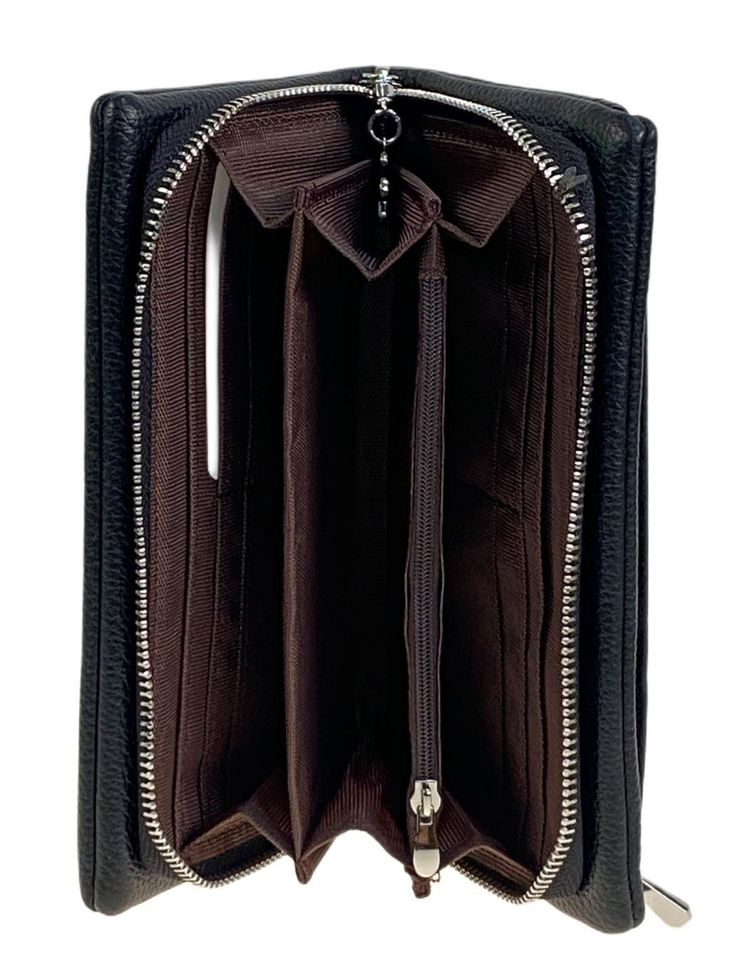 Женское портмоне из искусственной кожи, цвет черный - Greta фото 2