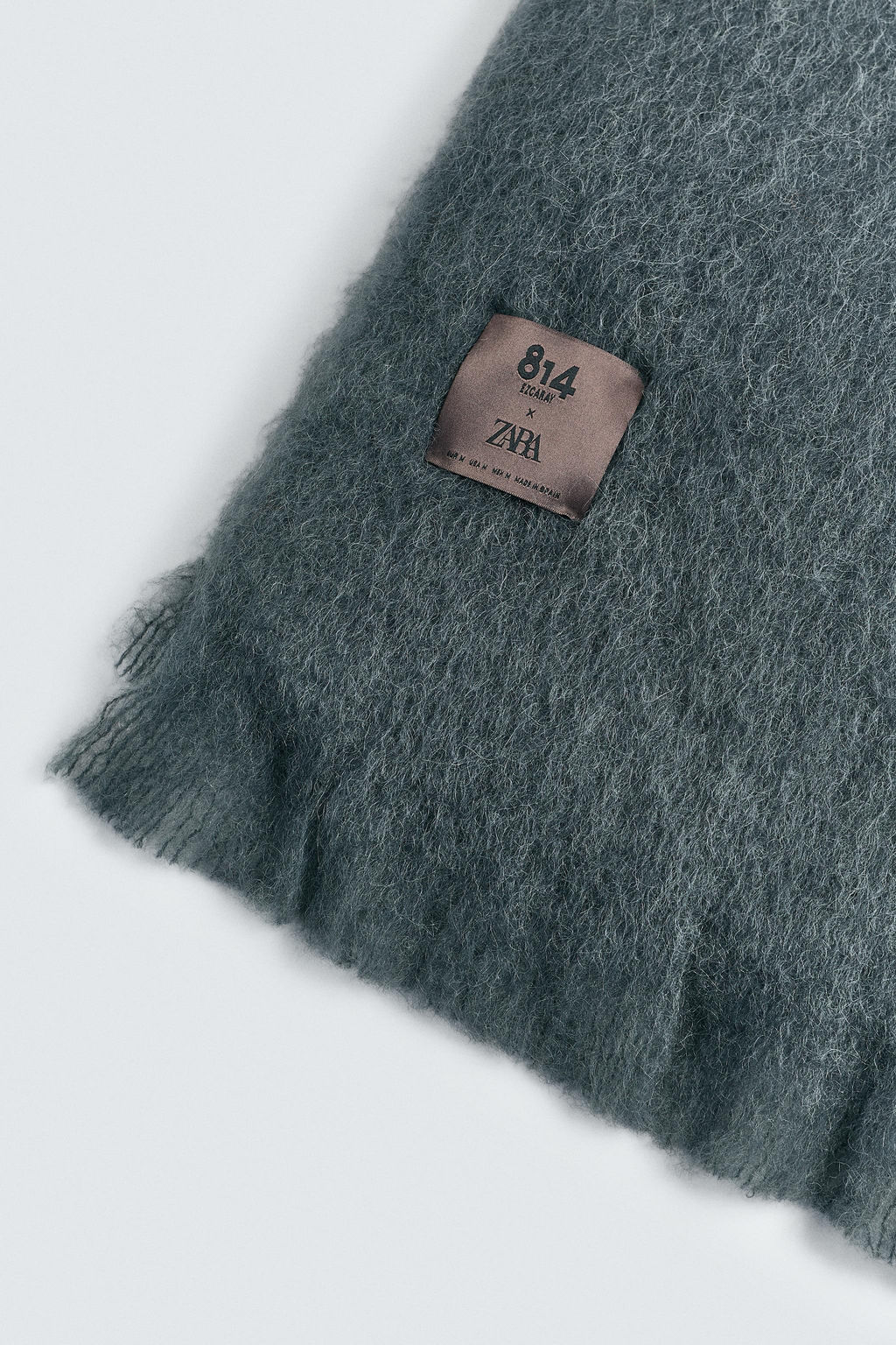 BUFANDA MEZCLA LANA 814 EZCARAY X ZARA / Gris  фото 3