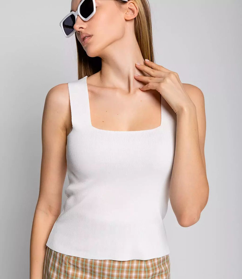 Топ #КТ82112, белый - Dommod фото 6