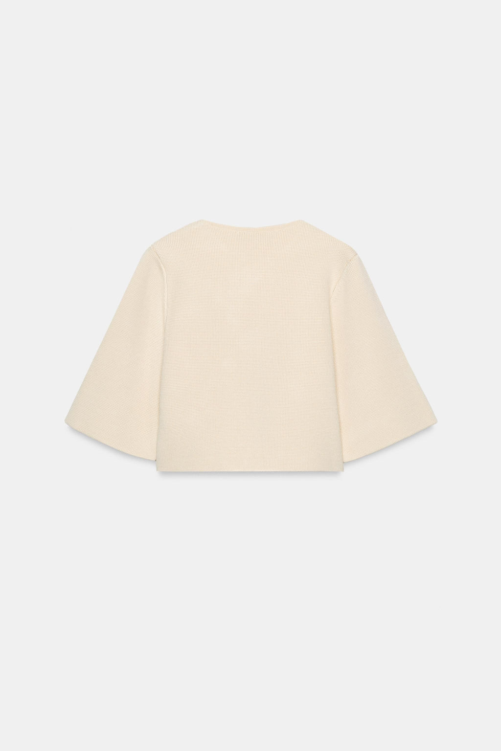 CHAQUETA CORTA PUNTO / Crudo - Zara фото 8