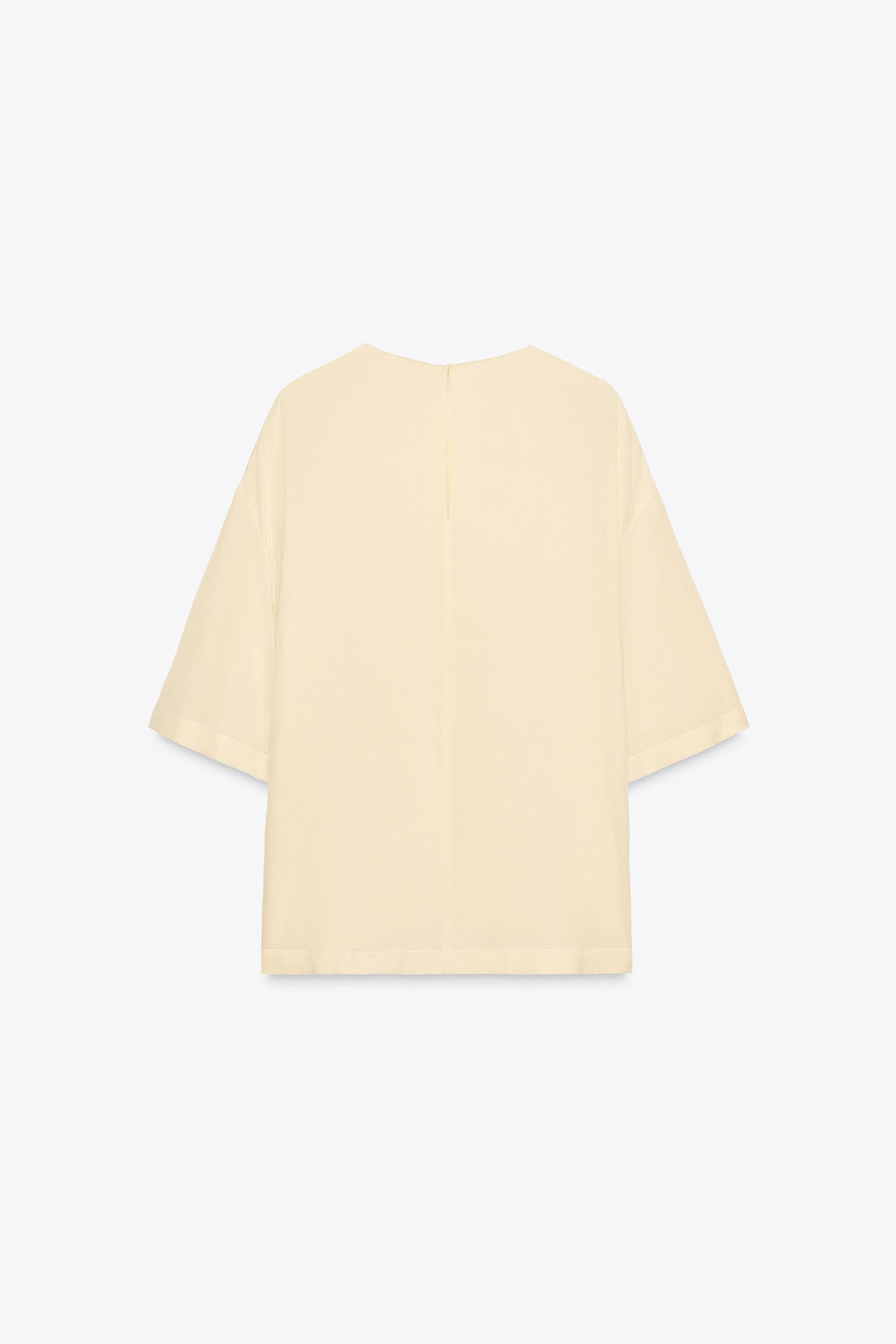 ZW COLLECTION LIMITED EDITION SILK SHORT SLEEVE TOP - Zara фото 5