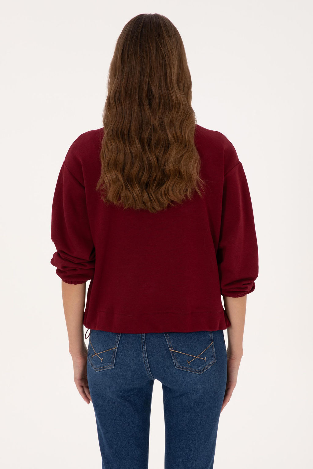 Kad_n Bordo Sweatshirt - U.s. polo assn фото 5