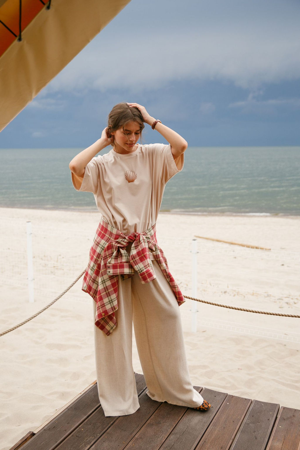 Брюки-палаццо женские Nature - Captain's mate фото 3