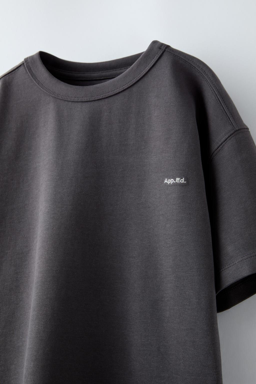 HEAVY WEIGHT ISLEMELI T-SHIRT - Zara фото 19