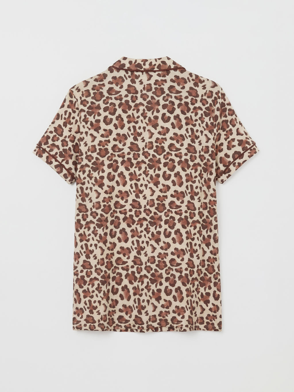 Leopar Desenli Kad?n ?ortlu Pijama Tak?m?