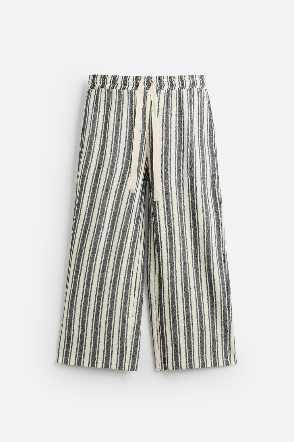 STRIPED JACQUARD TROUSERS - Zara фото 7