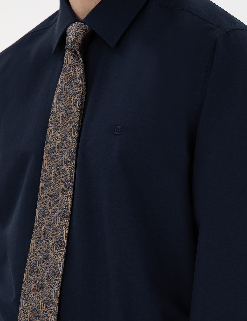 Lacivert Regular Fit Uzun Kollu Basic G_mlek - Pierre cardin фото 7