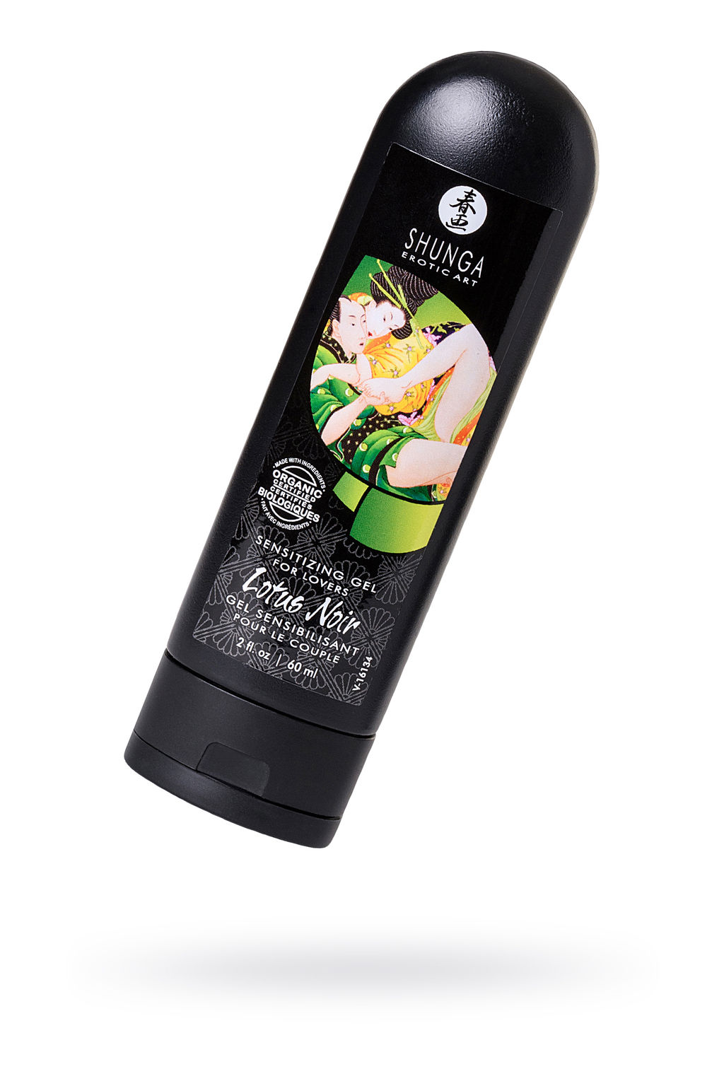 Интимный гель-лубрикант для мужчин и женщин Shunga Черный Лотос (Lotus Noir), 60 мл.