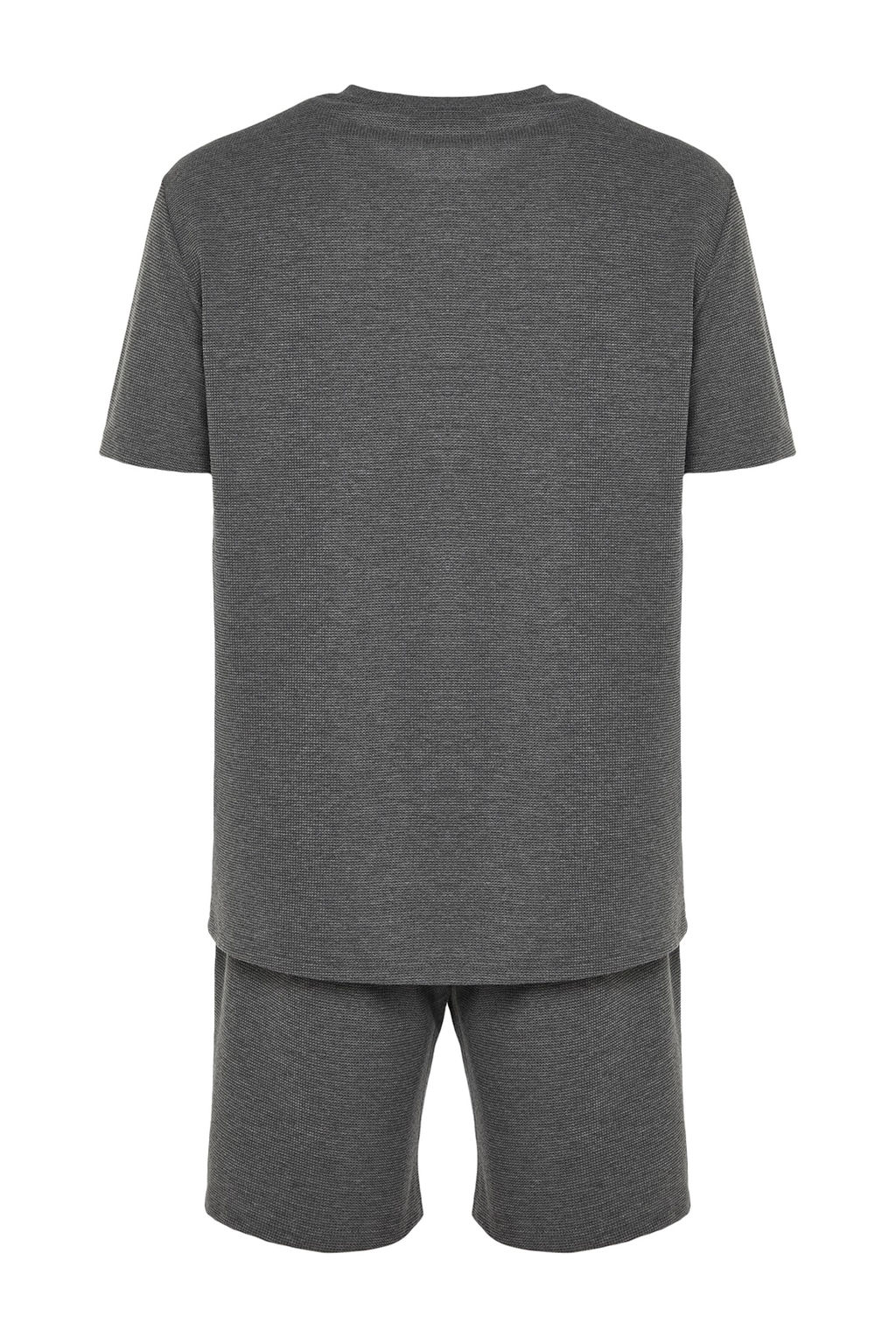 TRENDYOL MAN Mavi Regular Fit Waffle Sortlu Pijama Tak?m? TMNSS23PT00032 - Trendyolmilla фото 32