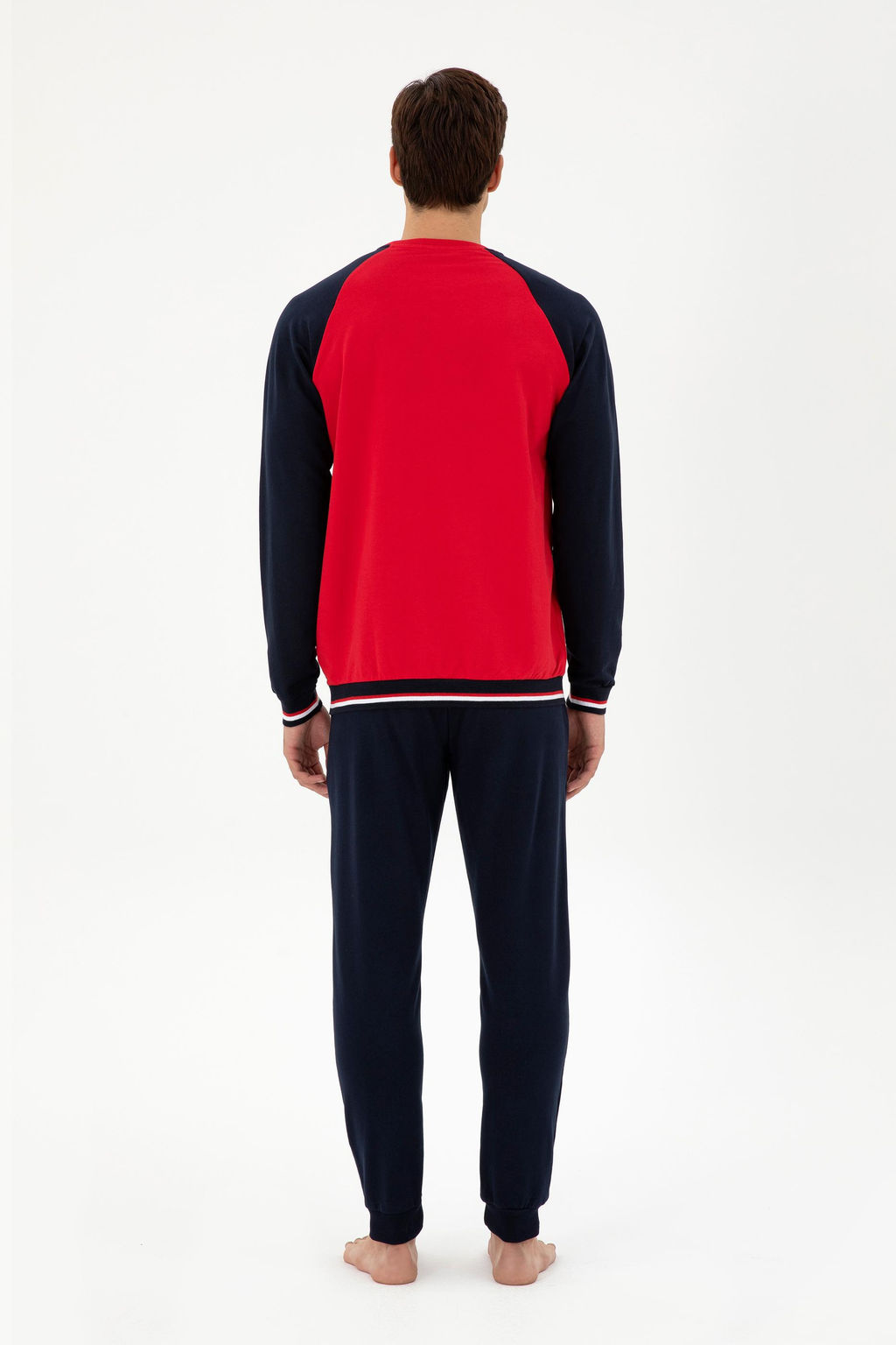 Мужской красный пижамный комплект Неожиданная скидка в корзине - U.s. polo assn фото 4