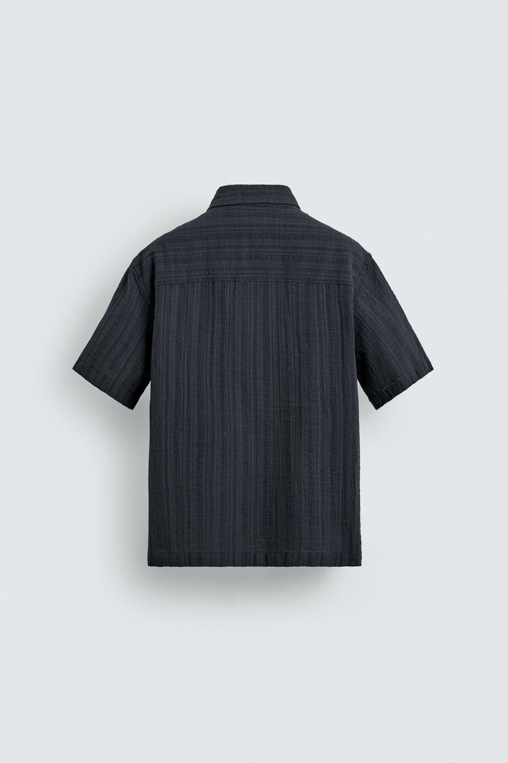 CAMISA POLO ESTRUCTURA RAYAS / Marino - Zara фото 8