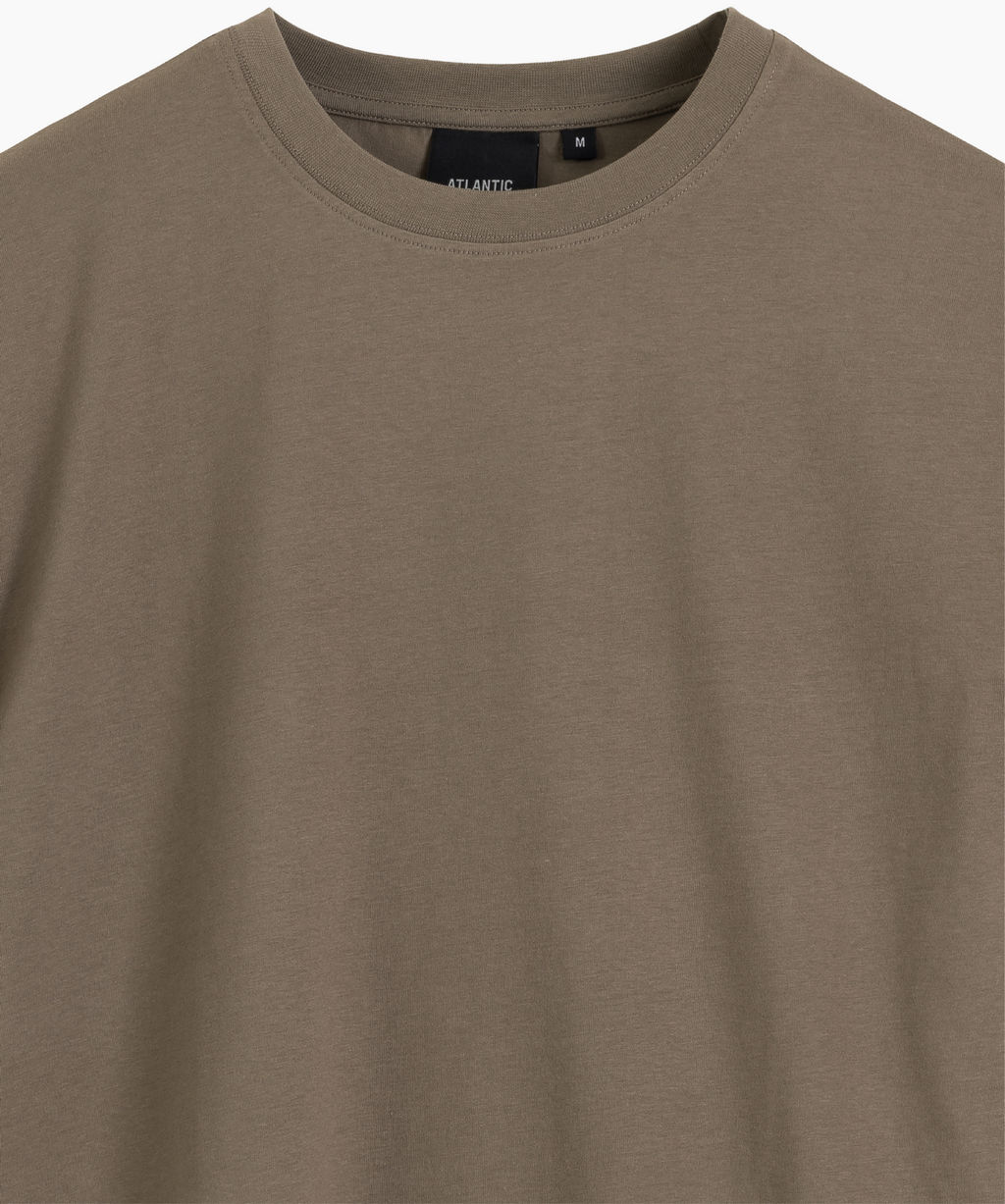 ATLANTIC NMT-033 Футболка пижамная мужская T-Shirt темно-бежевый  фото 4