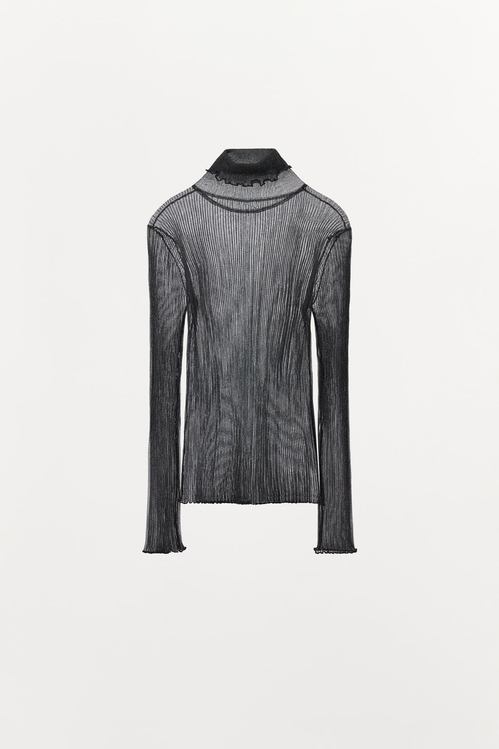 FINE KNIT HIGH NECK TOP - Zara фото 5