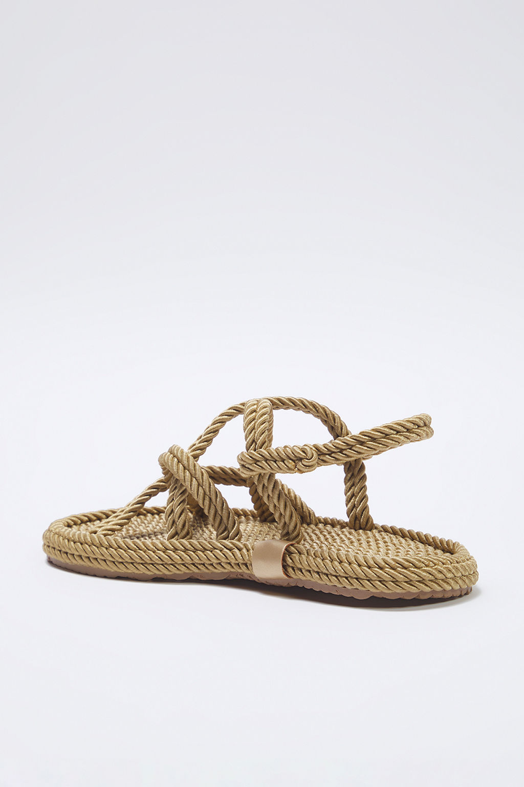Trendyol Shoes Bej Capraz Bantl? Halat Ipli Kad?n Has?r Sandalet TAKSS25SD00056 - Trendyolmilla фото 19