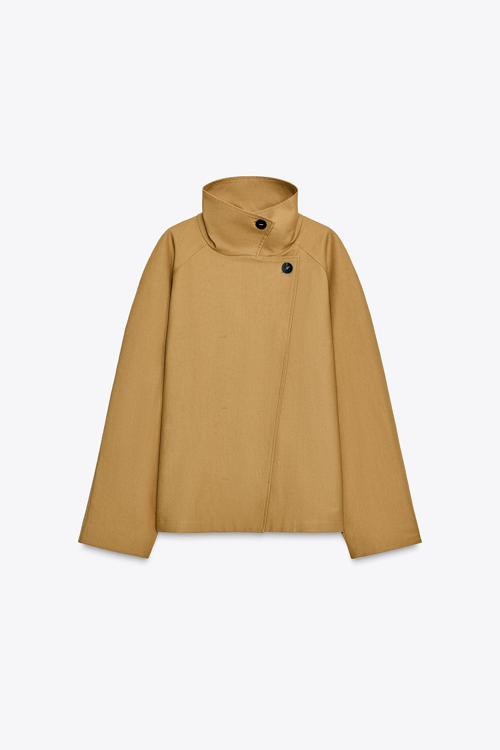 ZW COLLECTION MINIMAL SHORT TRENCH COAT