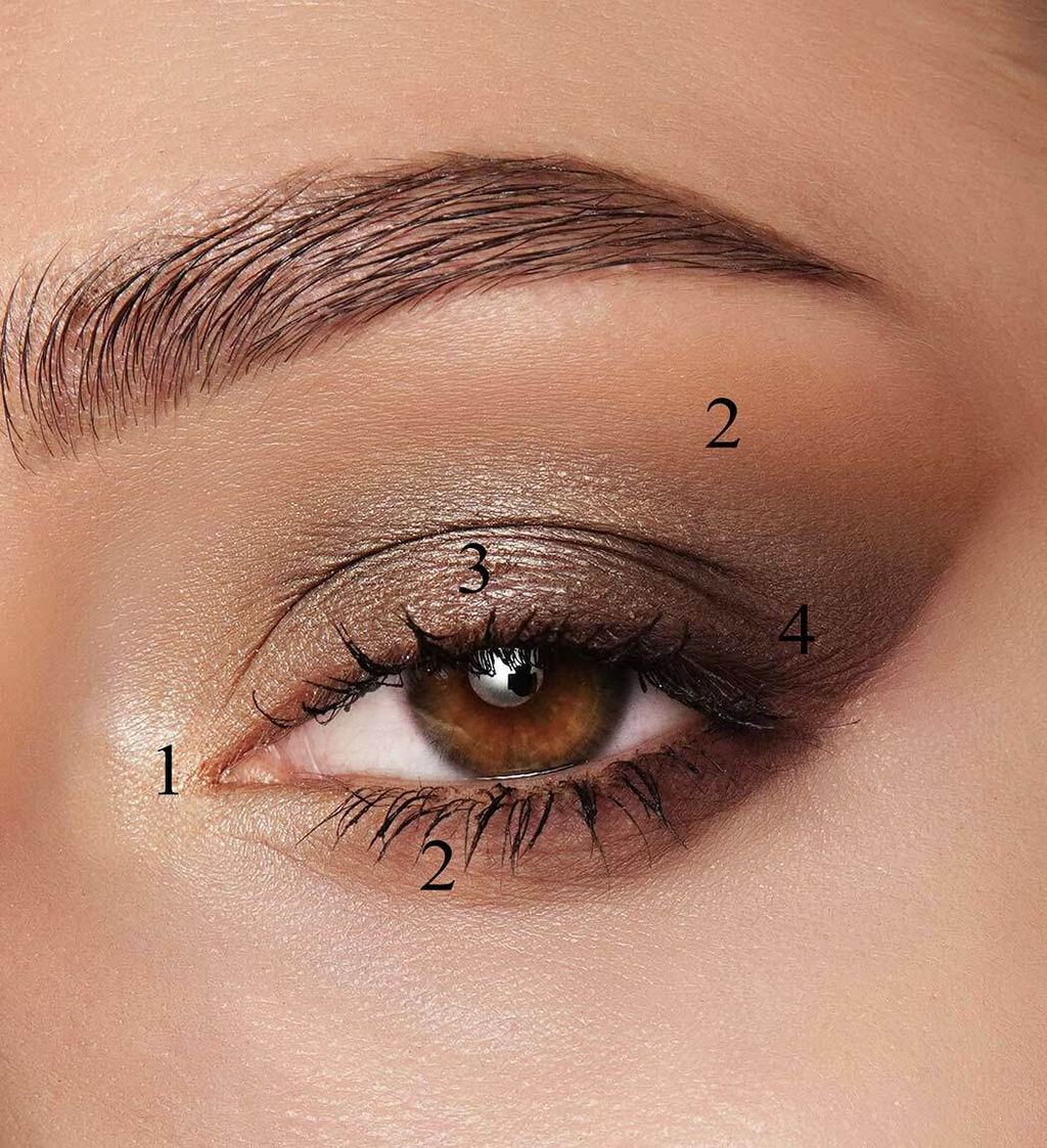 LuxVisage Тени Glam Look 4-х цветные матовые тон 8 ореховый тауп - Golden rose фото 4