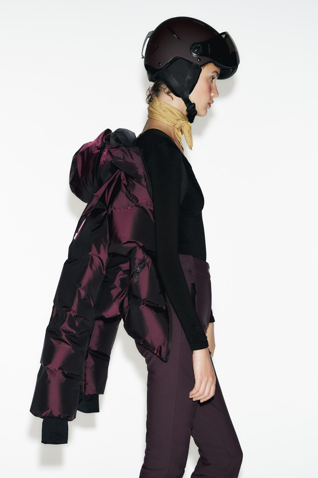 ANORAK ACOLCHADO 80% PLUM?N 20% PLUMA WATER RESISTANT WINDPROOF RECCO® TECHNOLOGY SKI COLLECTION / Burgundy - Zara фото 6