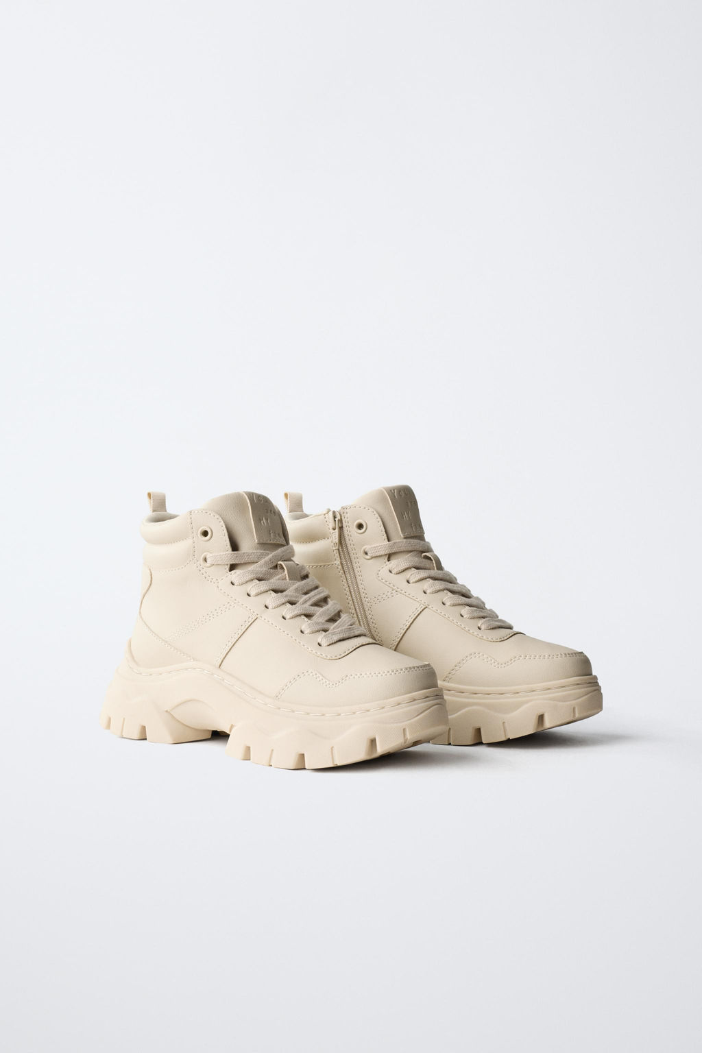 CHUNKY HIGH-TOP SNEAKERS - Zara фото 9
