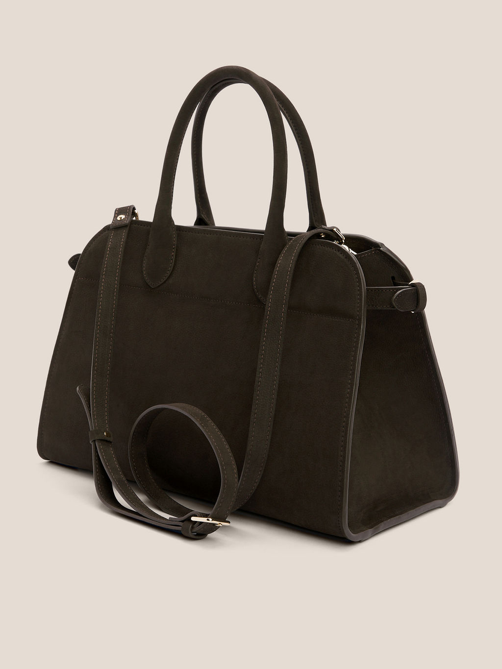 Женский тоут CALZETTI ASHLEY Артикул 4638246, шоколадный  фото 4