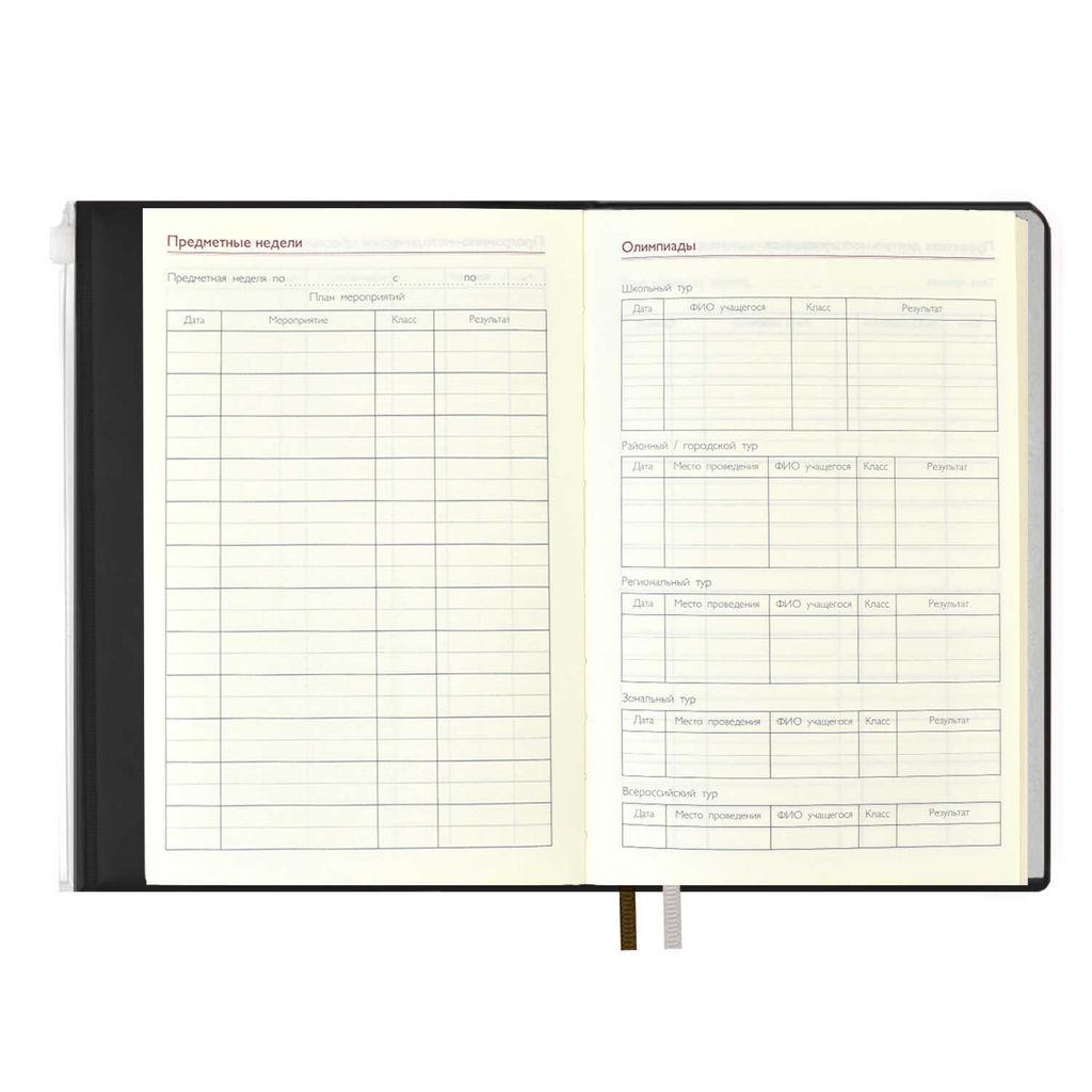 Ежегодник учителя, А6+, арт. 59030/ 15 ПВХ БРОНЗОВЫЙ