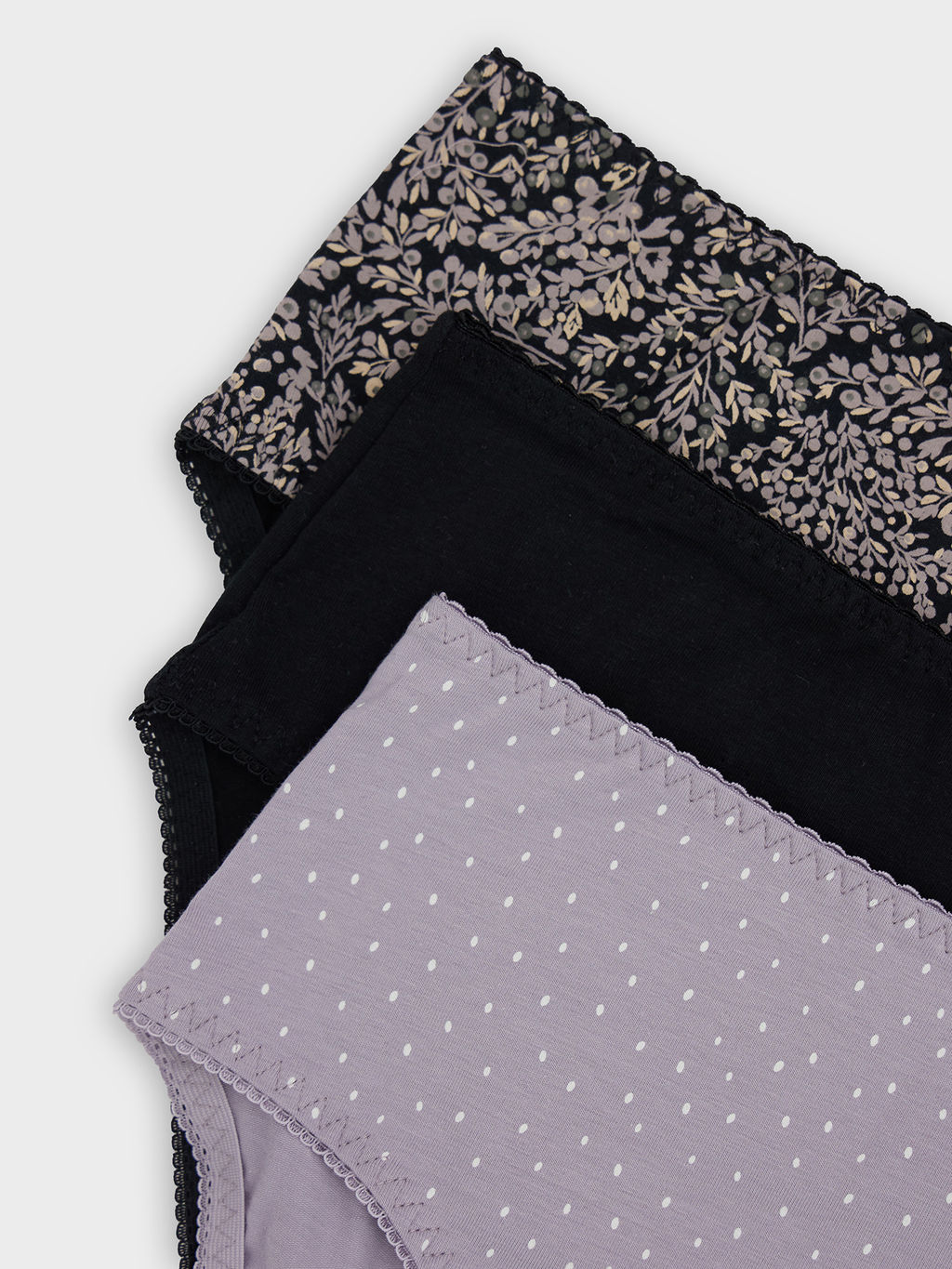 Цена за 2 штуки! Трусы женские макси с принтом в наборе, 3 шт - Mark formelle фото 10