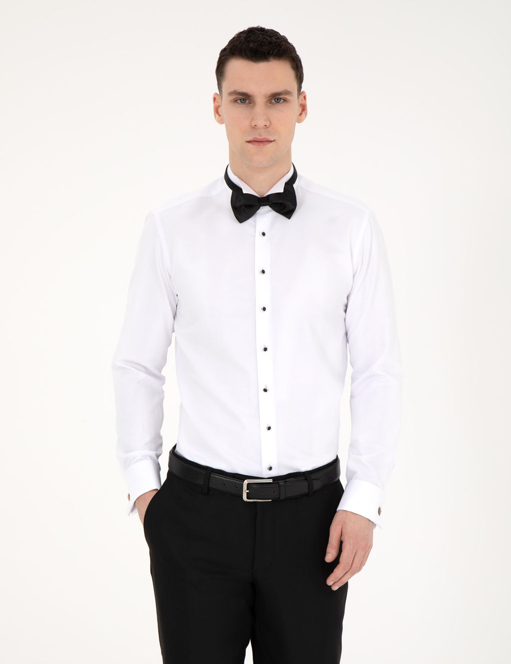 Beyaz Slim Fit Smokin G_mlek