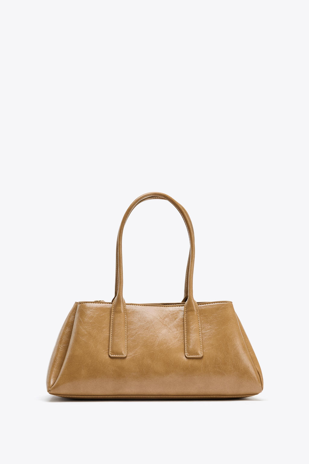 CRACKLED-EFFECT CITY BAG - Zara фото 2