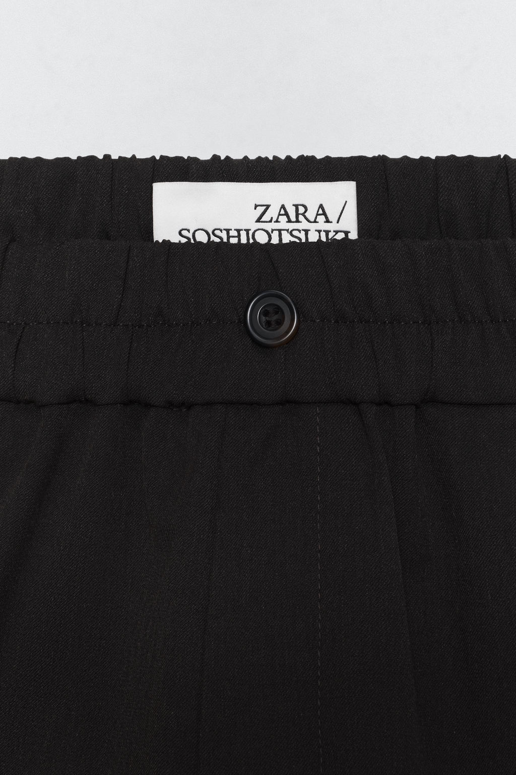 PANTAL?N TRAJE SOSHIOTSUKI x ZARA / Marr?n / Topo  фото 8