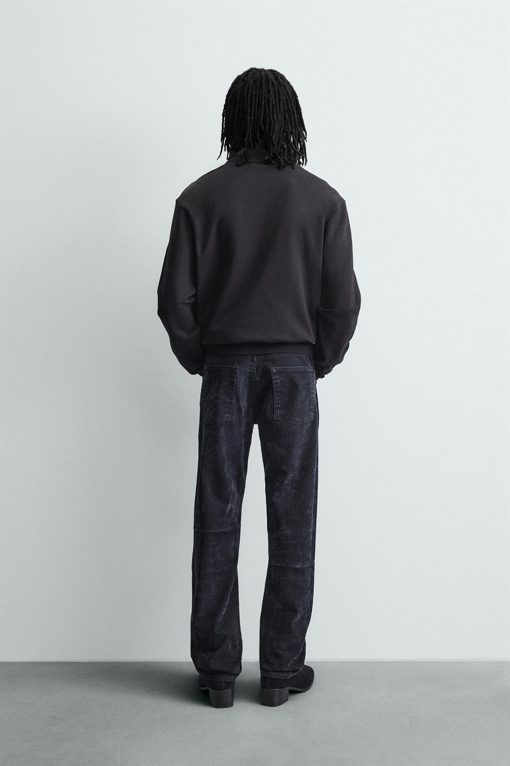 STRAIGHT-LEG CORDUROY TROUSERS - Zara фото 3