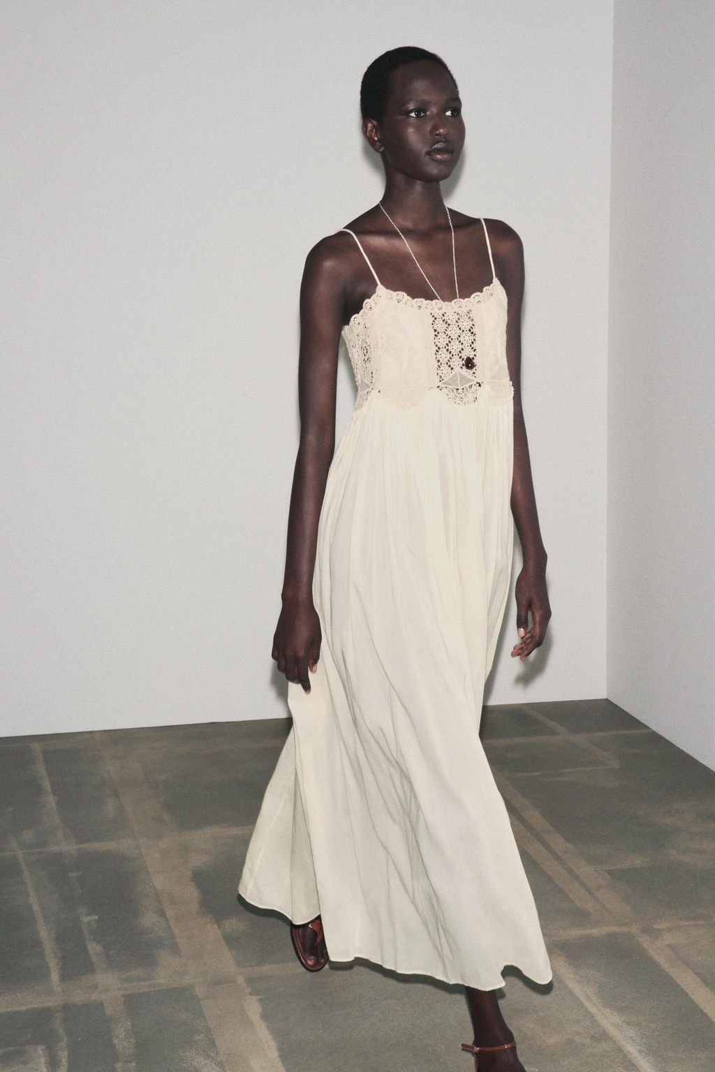 ZW COLLECTION CROCHET STRAPPY DRESS - Zara фото 10