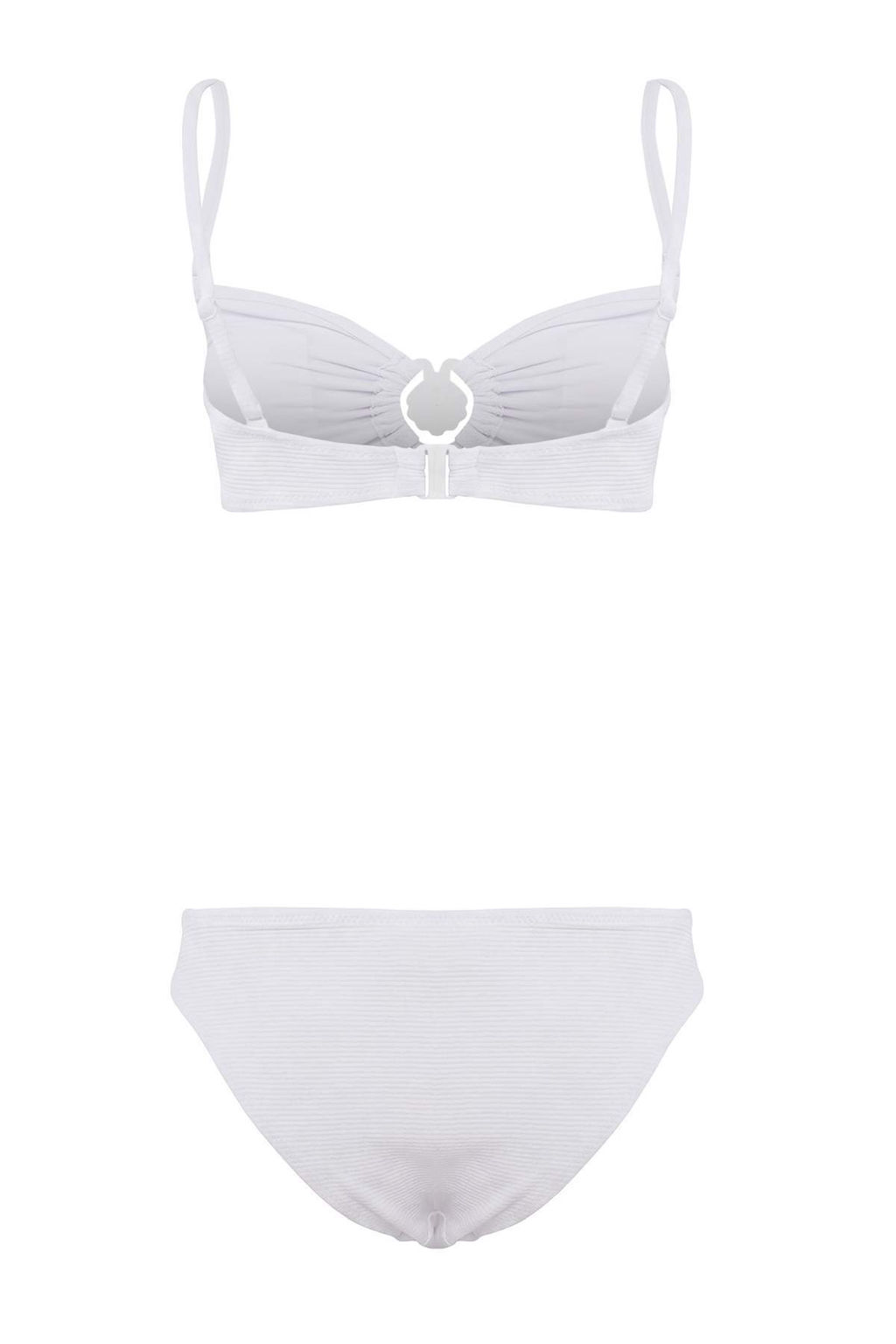 Beyaz Dokulu Straplez Kapl_ Aksesuar Detayl_ D___k Bel Brazilian Bikini Tak_m_ TBESS26BT00161 - Trendyolmilla фото 5
