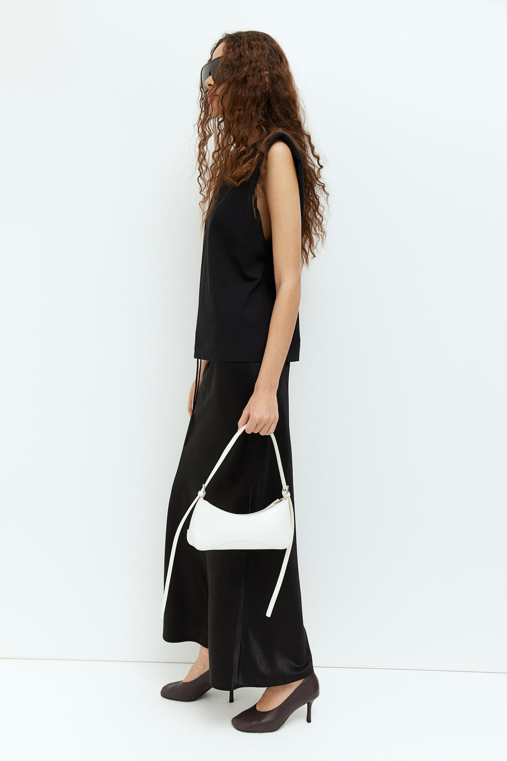 Falda de saten con cordon de ajuste - H&m фото 4