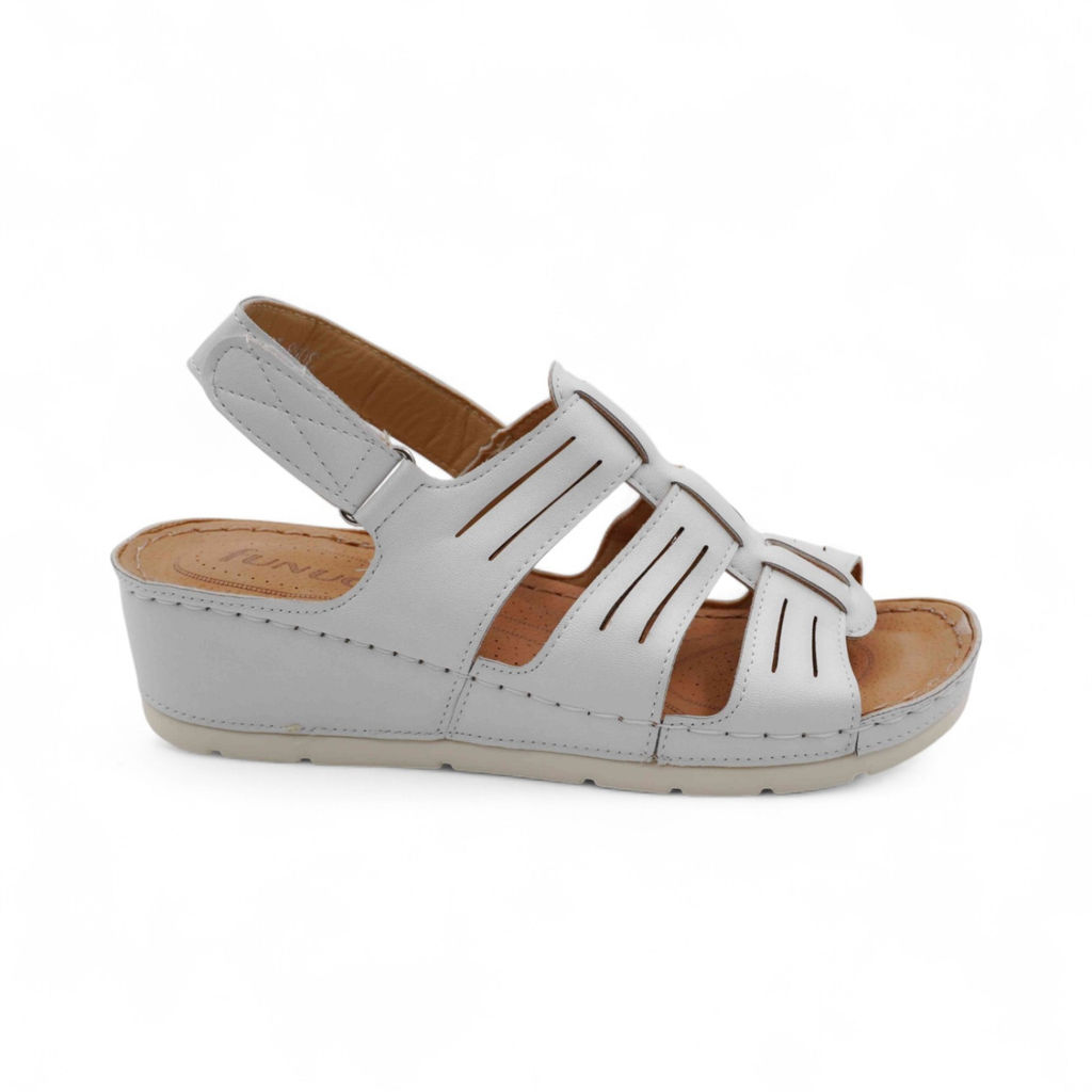 Босоножки 3068-2 белые - Sport фото 2