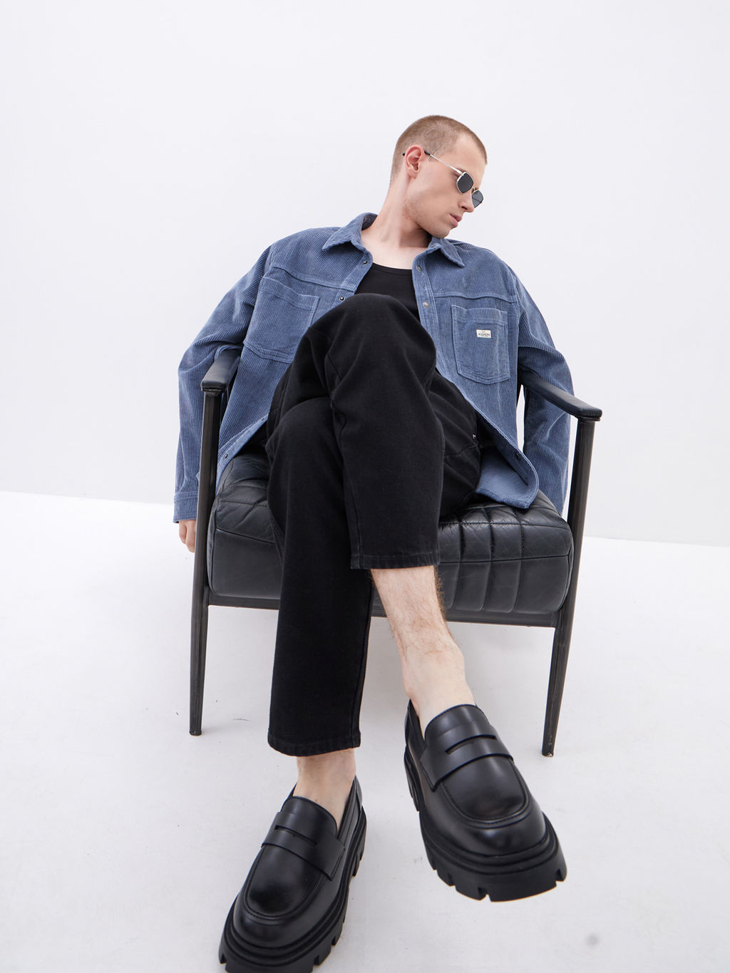 Мужские джинсы TAPER-SLIM - Mossmore фото 41