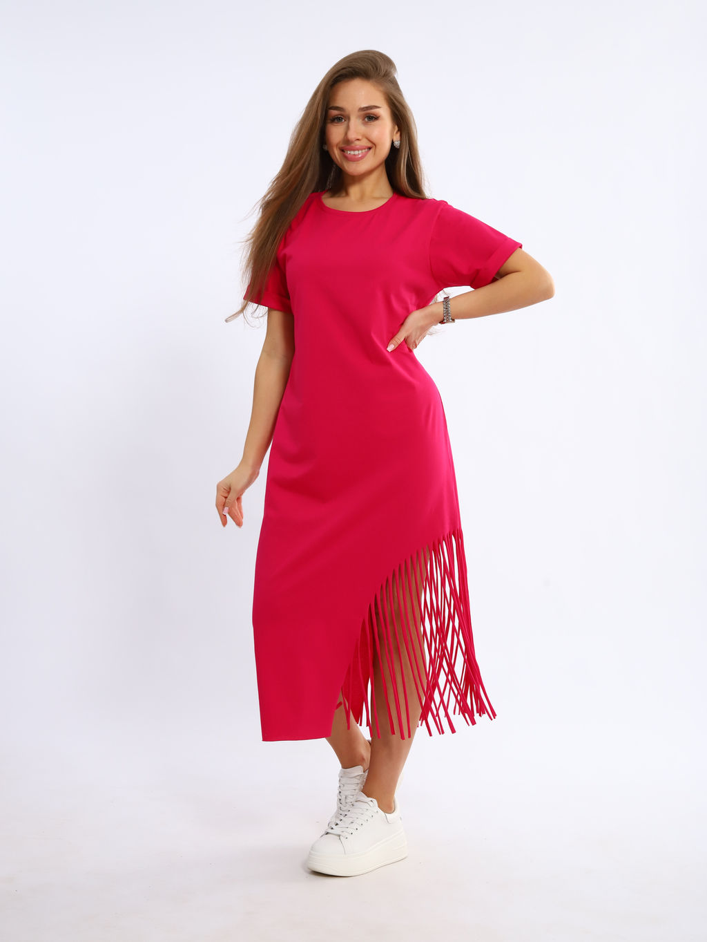 Платье женское 4-108е (фуксия)