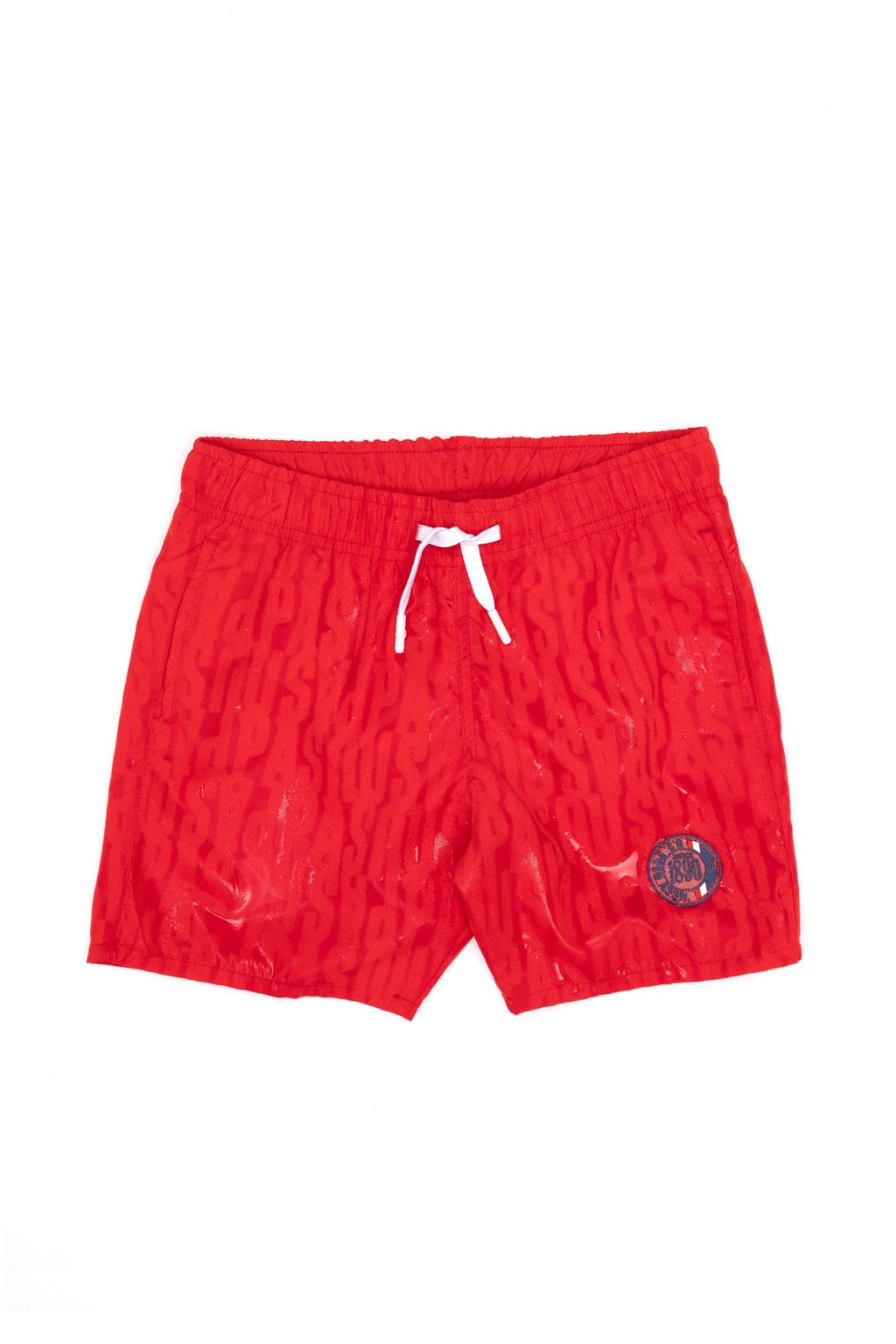 Красные морские шорты для мальчика - U.s. polo assn фото 2