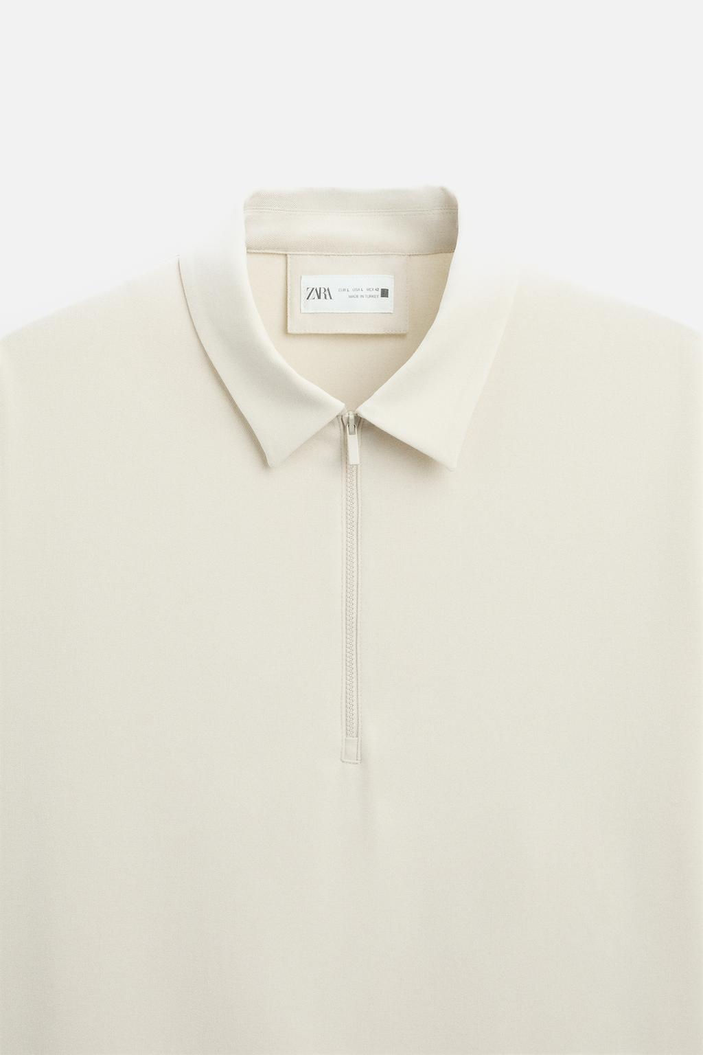 ZIPPED POLO SHIRT - Zara фото 30