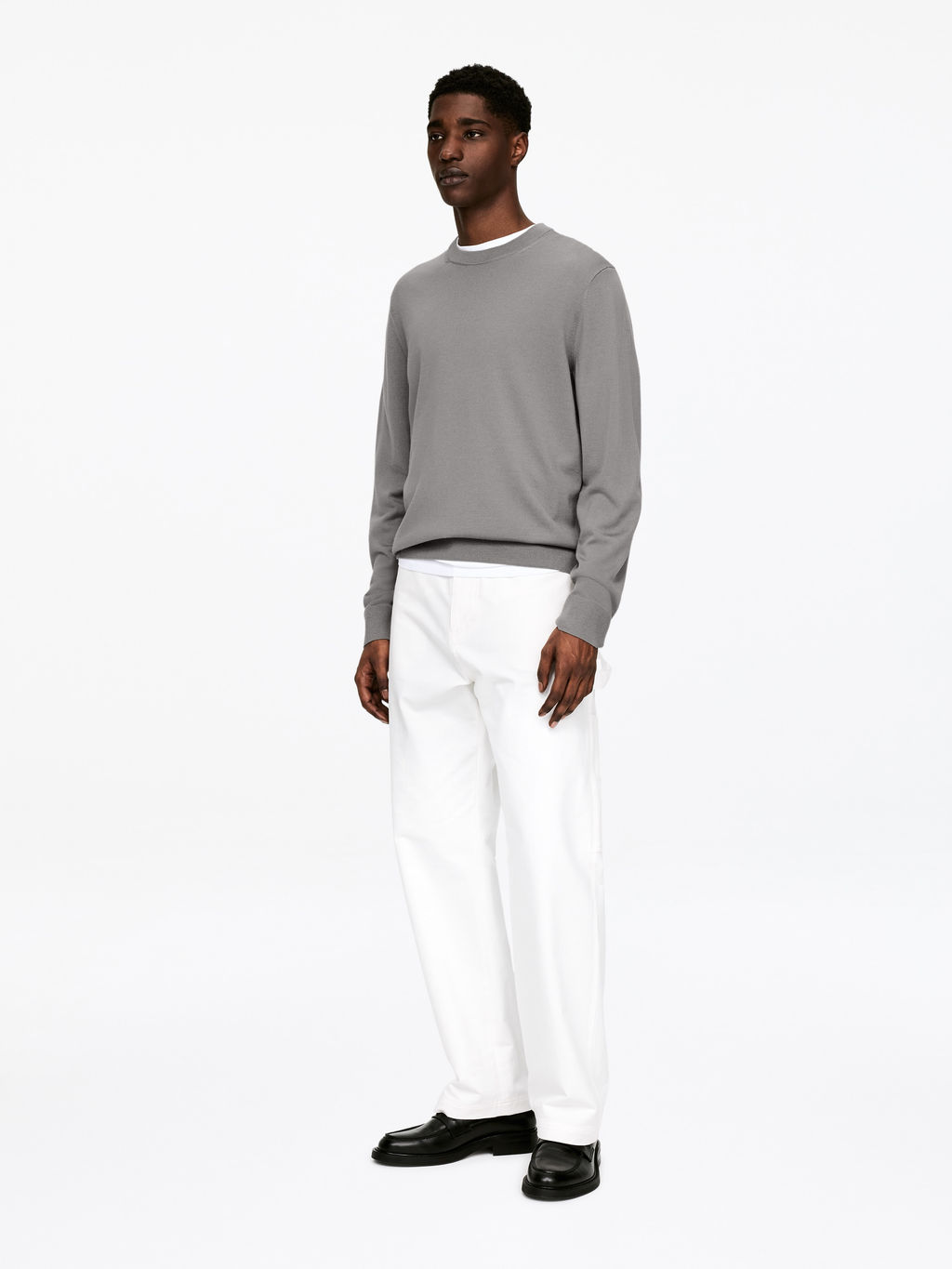 Jersey de punto fino en lana merino - H&m фото 9