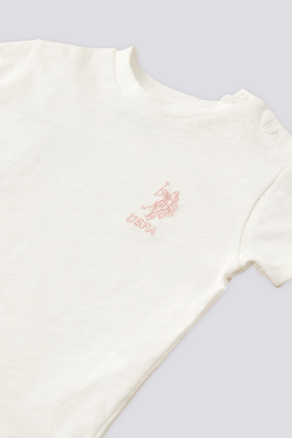 Комплект из двух футболок с короткими рукавами и цветочным принтом для маленьких девочек Неожиданная скидка в корзине - U.s. polo assn фото 3