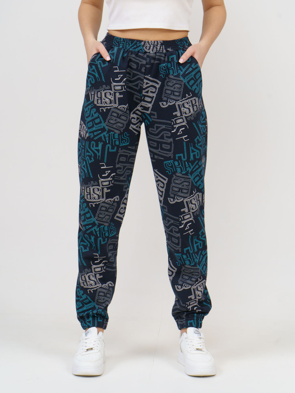 905 Брюки "Темно-синий/бирюза"